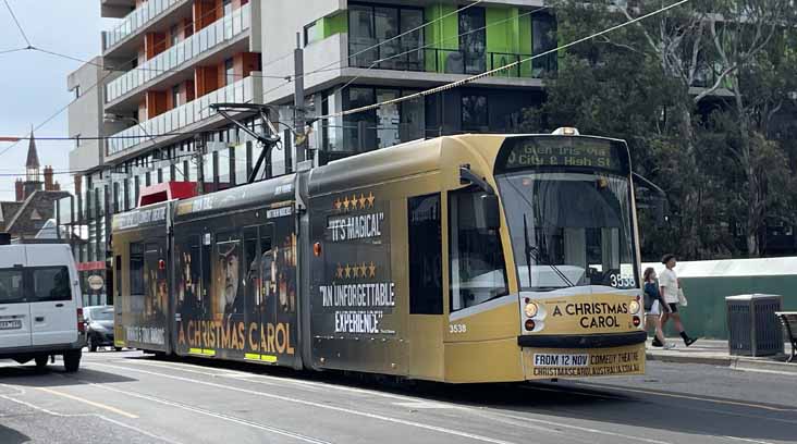 Yarra Trams Siemens Combino 3538 Christmas Carol